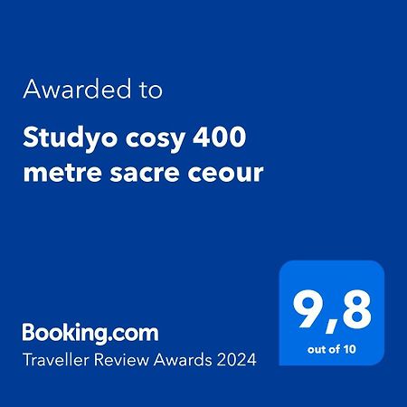 Studyo Cosy 400 Metre Sacre Ceour Apartamento Paris Exterior foto