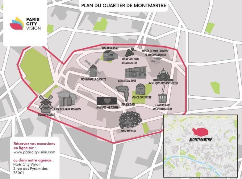 Studyo Cosy 400 Metre Sacre Ceour Apartamento Paris Exterior foto